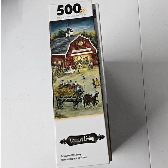 Country Living Barn Dance at O' Flannery Ann Stopkey‎ 500 Piece Puzzle - Picture 3 of 9
